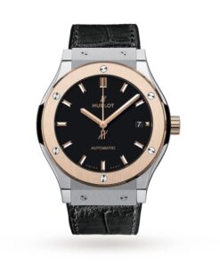Hublot Classic Fusion Men Automatic Black Alligator Watch 511.NO.1181.LR