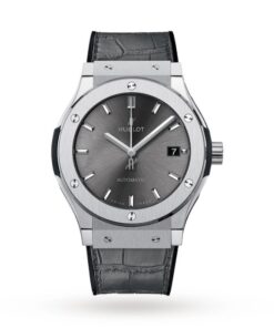 Hublot Classic Fusion Men Automatic Grey Rubber Watch 511.NX.7071.LR