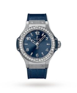 Hublot Big Bang Men Automatic Blue Alligator Watch 361.SX.7170.LR.1204