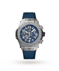 Hublot Big Bang Men Automatic Blue Rubber Watch 411.NX.5179.RX
