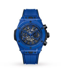 Hublot Big Bang Men Automatic Blue Rubber Watch 411.ES.5119.RX