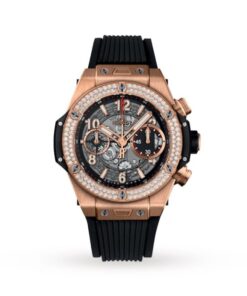 Hublot Big Bang Men Automatic Black Rubber Watch 441.OX.1180.RX.1104