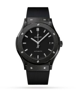Hublot Classic Fusion Men Automatic Black Rubber Watch 511.CM.1171.RX