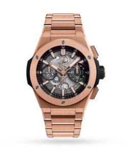 Hublot Big Bang Men Automatic Black 18ct Rose Gold Watch 451.OX.1180.OX