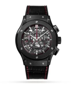 Hublot Classic Fusion Men Automatic Black Alligator Watch 525.CM.0173.LR.AUM20