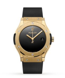 Hublot Classic Fusion Men Automatic Black Rubber Watch 511.VX.1280.RX.MDM40