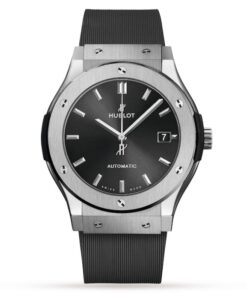 Hublot Classic Fusion Men Automatic Grey Rubber Watch 511.NX.7071.RX