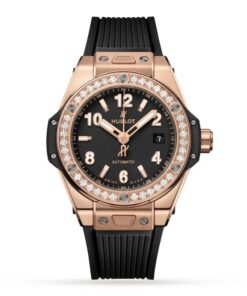 Hublot Big Bang Men Automatic Black Rubber Watch 485.OX.1180.RX.1204