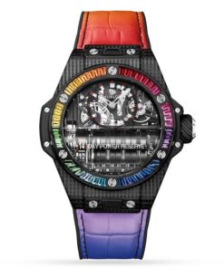 Hublot Big Bang Men Black Alligator Watch 911.QD.0123.LR.4099