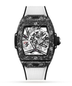Hublot Spirit Of Big Bang Men Automatic Silver Rubber Watch 645.QW.2012.RW
