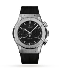 Hublot Classic Fusion Men Automatic Black Rubber Watch 521.NX.1171.RX