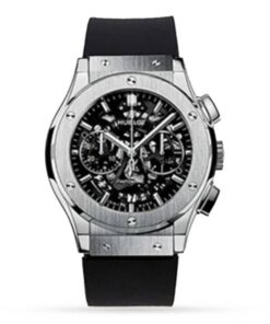 Hublot Classic Fusion Men Automatic Black Rubber Watch 525.NX.0170.RX