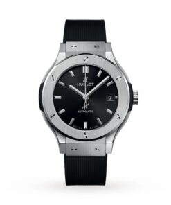Hublot Classic Fusion Women Automatic Black Rubber Watch 565.NX.1470.RX