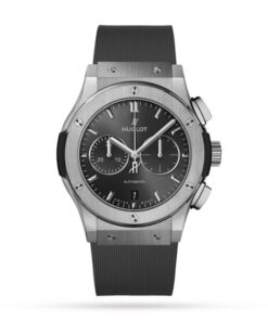 Hublot Classic Fusion Men Automatic Grey Rubber Watch 541.NX.7070.RX