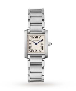 Cartier Tank Française Women Quartz Silver Stainless Steel Watch W51008Q3