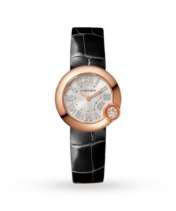 Cartier Ballon Bleu de Cartier Women Quartz Silver Leather Watch WGBL0004