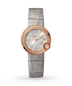 Cartier Ballon Bleu de Cartier Women Quartz Silver Leather Watch WJBL0006