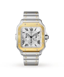 Cartier Santos de Cartier Men Automatic Silver Stainless Steel Watch W2SA0008