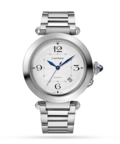 Cartier Pasha de Cartier Men Automatic Silver Stainless Steel Watch WSPA0009
