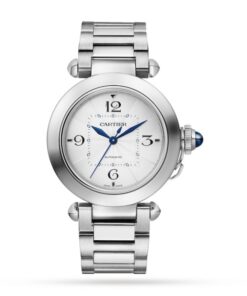 Cartier Pasha de Cartier Women Automatic Silver Stainless Steel Watch WSPA0013