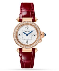 Cartier Pasha de Cartier Women Quartz White Alligator Watch WJPA0017