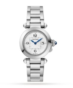 Cartier Pasha de Cartier Women Quartz Silver Stainless Steel Watch WSPA0021