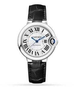 Cartier Ballon Bleu de Cartier Women Automatic Silver Alligator Watch WSBB0030