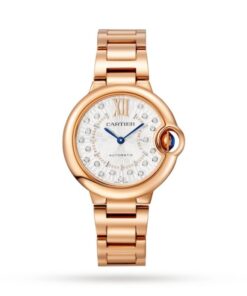 Cartier Ballon Bleu de Cartier Women Automatic Mother of Pearl Alligator Watch WGBB0054