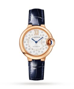 Cartier Ballon Bleu de Cartier Women Automatic Mother of Pearl Alligator Watch WGBB0052