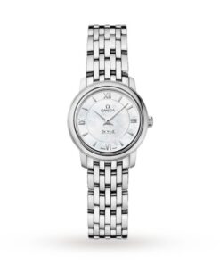 Omega De Ville Women Quartz Mother of Pearl Stainless Steel Watch O42410246005001