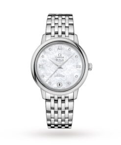 Omega De Ville Women Automatic Mother of Pearl Stainless Steel Watch O42410332055001