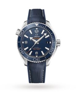 Omega Planet Ocean Men Automatic Blue Leather Watch O21533402003001