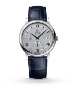 Omega De Ville Men Automatic Silver Leather Watch O42413402102003
