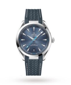 Omega Seamaster Aqua Terra Men Automatic Blue Rubber Watch O22012412103002