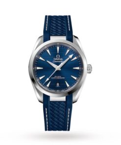 Omega Seamaster Aqua Terra Men Automatic Blue Rubber Watch O22012382003001