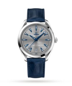 Omega Aquaterra Men Automatic Grey Leather Watch O22013412106001