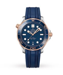 Omega Seamaster Men Automatic Blue Rubber Watch O21022422003002