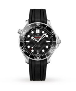 Omega Seamaster Men Automatic Black Rubber Watch O21032422001001