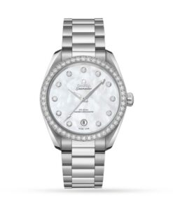 Omega Seamaster Aqua Terra Women Automatic White Stainless Steel Watch O22015382055001