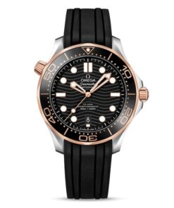 Omega Seamaster Men Automatic Black Rubber Watch O21022422001002