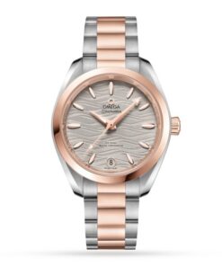 Omega Seamaster Aqua Terra Women Automatic Grey Stainless Steel & 18ct Rose Gold Watch O22020342006001