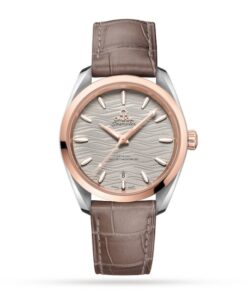 Omega Seamaster Aqua Terra Women Automatic Grey Leather Watch O22023382006001