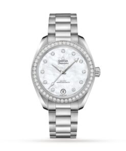 Omega Seamaster Aqua Terra Women Automatic Mother of Pearl Stainless Steel Watch O22015342055001