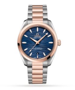 Omega Seamaster Aqua Terra Women Automatic Blue Stainless Steel & 18ct Rose Gold Watch O22020382003001
