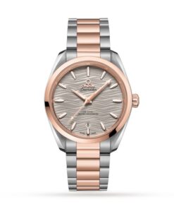 Omega Aquaterra Women Automatic Grey 18ct Rose Gold Watch O22020382006001