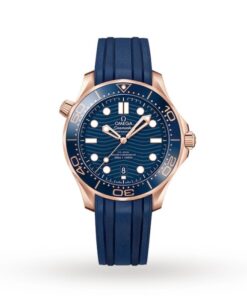 Omega Seamaster Men Automatic Blue Rubber Watch O21062422003001