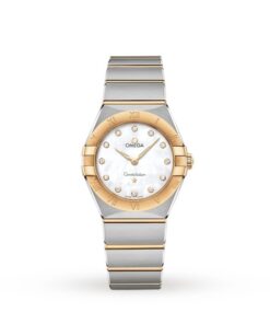 Omega Constellation Women Quartz Mother of Pearl Stainless Steel Watch O13120286055002