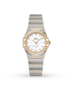 Omega Constellation Women Quartz Mother of Pearl Stainless Steel Watch O13125256055002