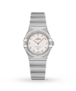 Omega Constellation Women Quartz Silver Stainless Steel Watch O13110256052001