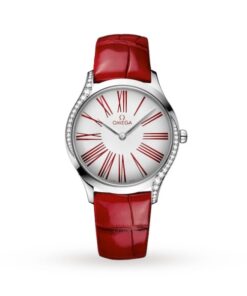 Omega Tresor Women Quartz White Leather Watch O42818366004002
